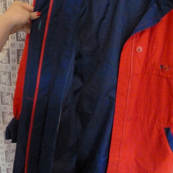 Bright Primary London Fog Trench Vintage Small - Picture 6 of 8